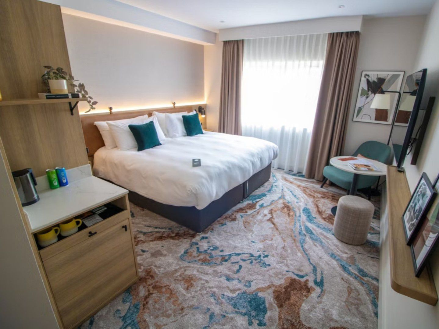 Chambre double au voco Rockingham Forest Corby.